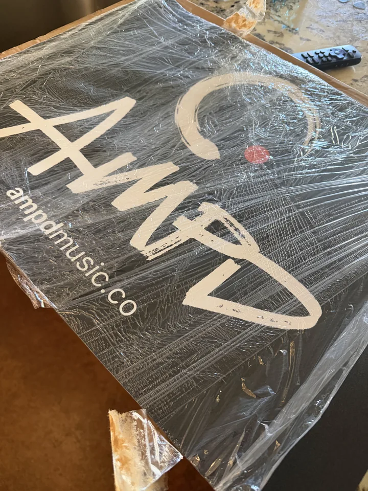 AMPD branded shirts in preparation