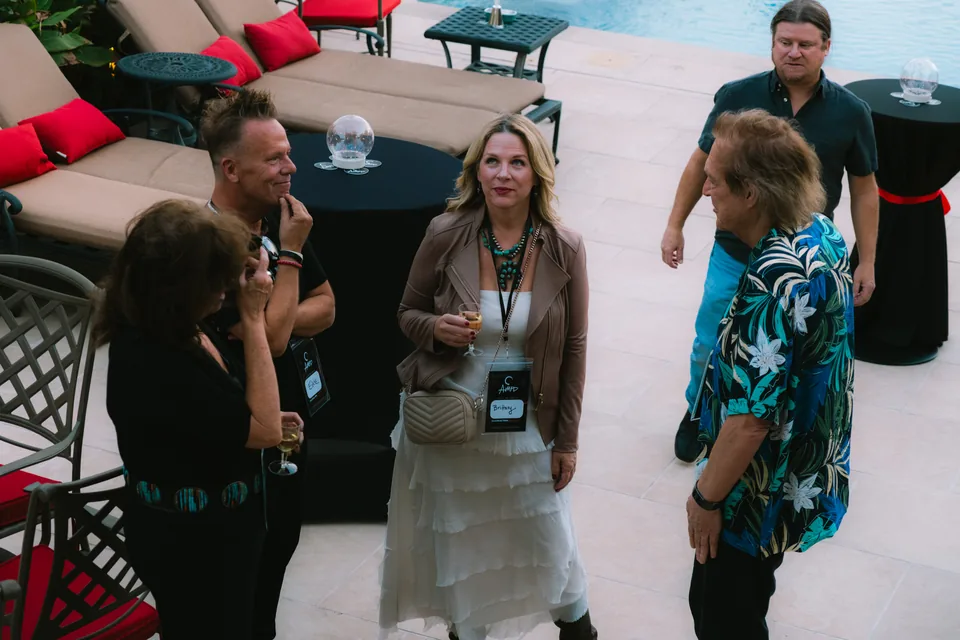 Guests talking at the AMPD launch