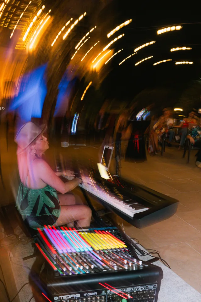 Live sound equipment at the AMPD launch