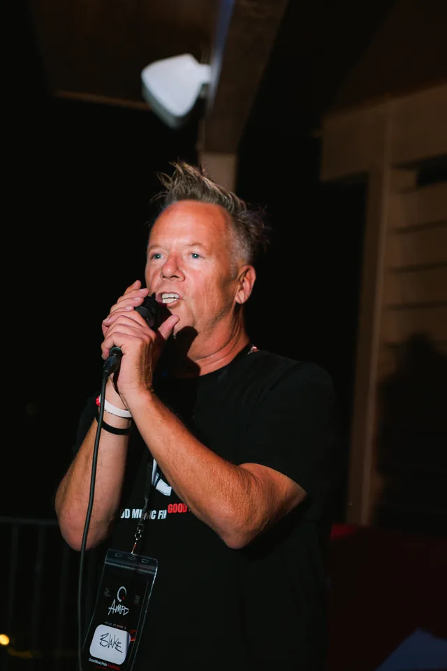 Vocalist performing at the AMPD launch